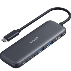 Anker 332 USB-C Hub Adapter 5-in-1 4K HDMI Display 85W Charge for MacBook/Laptop